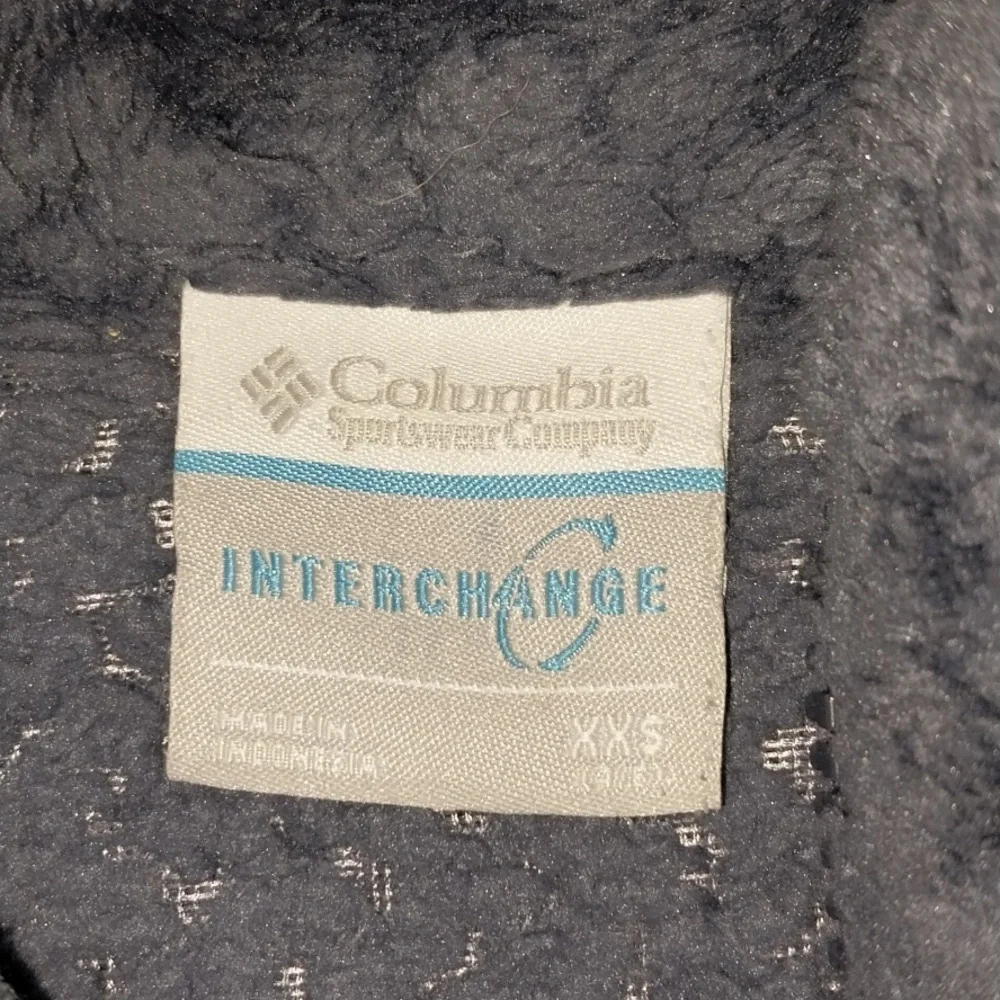 Columbia Fuzzy Fleece Blue Kids Jacket XXS 4/5